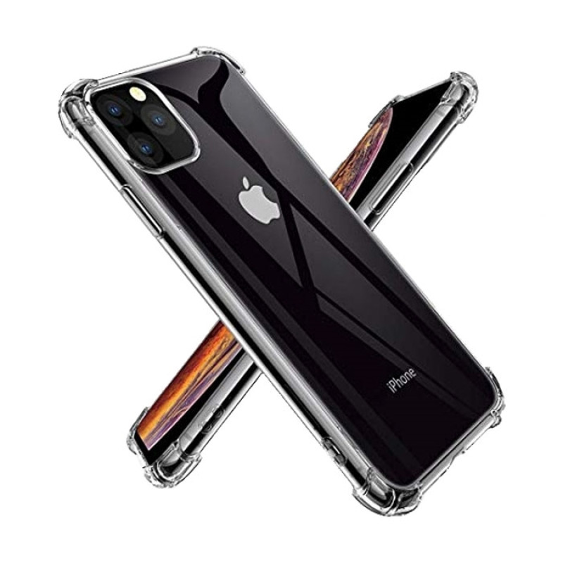 Θήκη Πλάτης Σιλικόνης Anti Shock για Apple iPhone 11 Pro - Χρώμα: Διάφανο