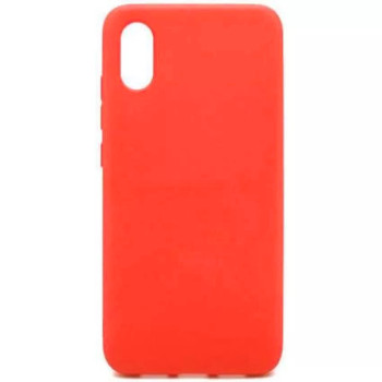 Θήκη Πλάτης Σιλικόνης Απλή για Xiaomi Redmi 7A - Χρώμα: Κοραλί