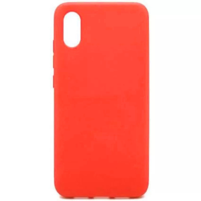 Θήκη Πλάτης Σιλικόνης Απλή για Xiaomi Redmi 7A - Χρώμα: Κοραλί