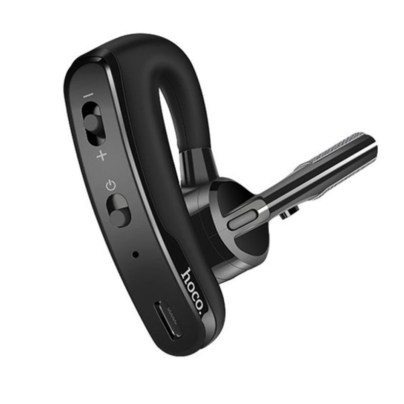 Hoco E15 Ασύρματο Bluetooth Ακουστικό In-Ear HandsFree - Χρώμα: Μαύρο