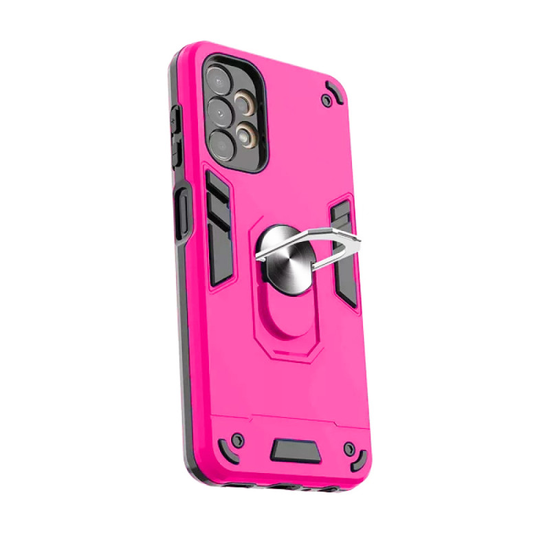 Σκληρή Θήκη Πλάτης Armor με Βάση Στήριξης για Xiaomi Redmi Note 11 Pro - Χρώμα: Φούξια
