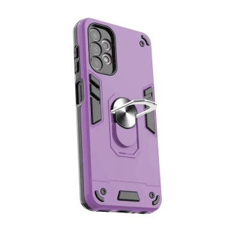 Σκληρή Θήκη Πλάτης Armor με Βάση Στήριξης για Xiaomi Redmi Note 11 Pro - Χρώμα: Λιλά