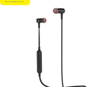 Awei B930BL In-Ear Bluetooth Handsfree Ακουστικά με Αντοχή στον Ιδρώτα - Χρώμα: Μαύρο