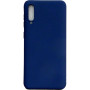 Θήκη Πλάτης Σιλικόνης Soft για Samsung Galaxy A50 - Χρώμα: Σκούρο Μπλέ