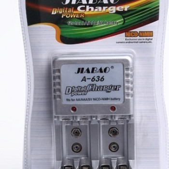 JIABAO Φορτιστής Μπαταριών (A-636) για AA/AAA/9V/Ni-MH/Ni-Cd