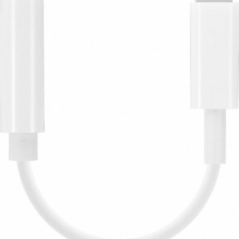 Qihang QH-M29 Μετατροπέας Lightning Male σε 3.5mm Female - Χρώμα: Λευκό