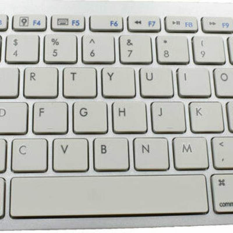 Weibo WB-8022 Ασύρματο Bluetooth Πληκτρολόγιο Αγγλικό US - Χρώμα: Λευκό