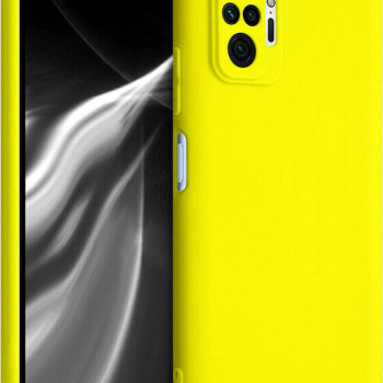 Θήκη Πλάτης Σιλικόνης Soft για Xiaomi Redmi Note 10 Pro 4G - Χρώμα: Κίτρινο