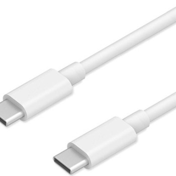 Καλώδιο Φόρτισης & Μεταφοράς Δεδομένων Type-C σε Type-C 1m - Χρώμα: Άσπρο Καλώδιο Φόρτισης & Μεταφοράς Δεδομένων Type-C σε Type-C 1m - Χρώμα: Άσπρο