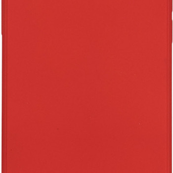 Θήκη Πλάτης Σιλικόνης Απλή για Apple iPhone Xs Max - Χρώμα: Κόκκινο