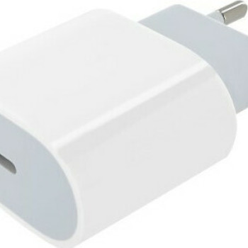 Φορτιστής Χωρίς Καλώδιο με Θύρα USB-C 20W Λευκός (Power Adapter)