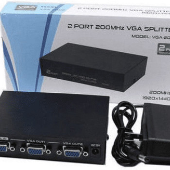 VGA 2 Port Splitter 200 MHz VGA-2002