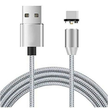 X-Cable Μαγνητικός Φορτιστής 360° με Υποδοχή Type-C 1m - Χρώμα: Ασημί X-Cable Μαγνητικός Φορτιστής 360° με Υποδοχή Type-C 1m - Χρώμα: Ασημί