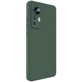 Θήκη Πλάτης Σιλικόνης Soft για Xiaomi Mi 12 - Χρώμα: Σκούρο Πράσινο