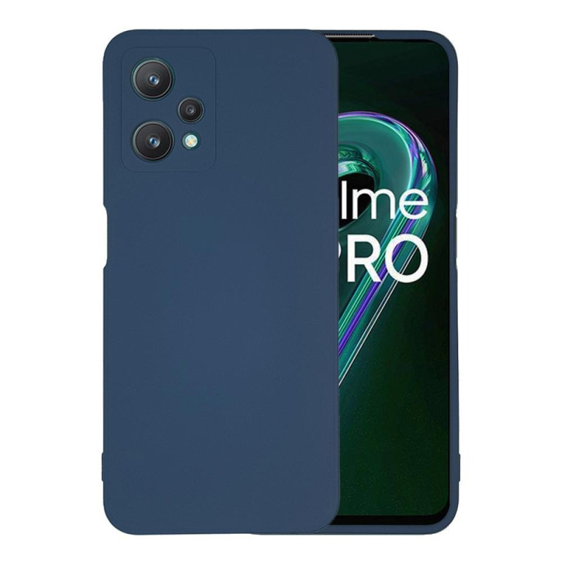 Θήκη Πλάτης Σιλικόνης Soft για Realme 9 Pro - Χρώμα: Σκούρο Μπλέ