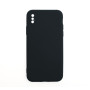 Θήκη Πλάτης Σιλικόνης Soft για Apple iPhone X/XS - Χρώμα: Μαύρο