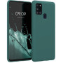 Θήκη Πλάτης Σιλικόνης Soft για Samsung Galaxy A21 - Χρώμα: Σκούρο Πράσινο