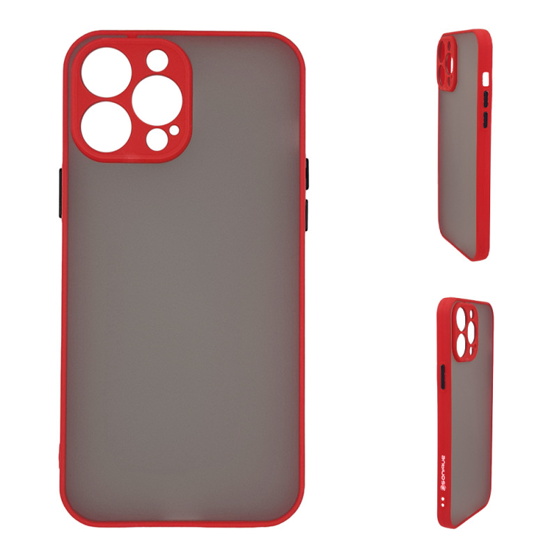 Πλαστική Σκληρή Θήκη Πλάτης Matte για Samsung Galaxy S24 - Χρώμα: Κόκκινο