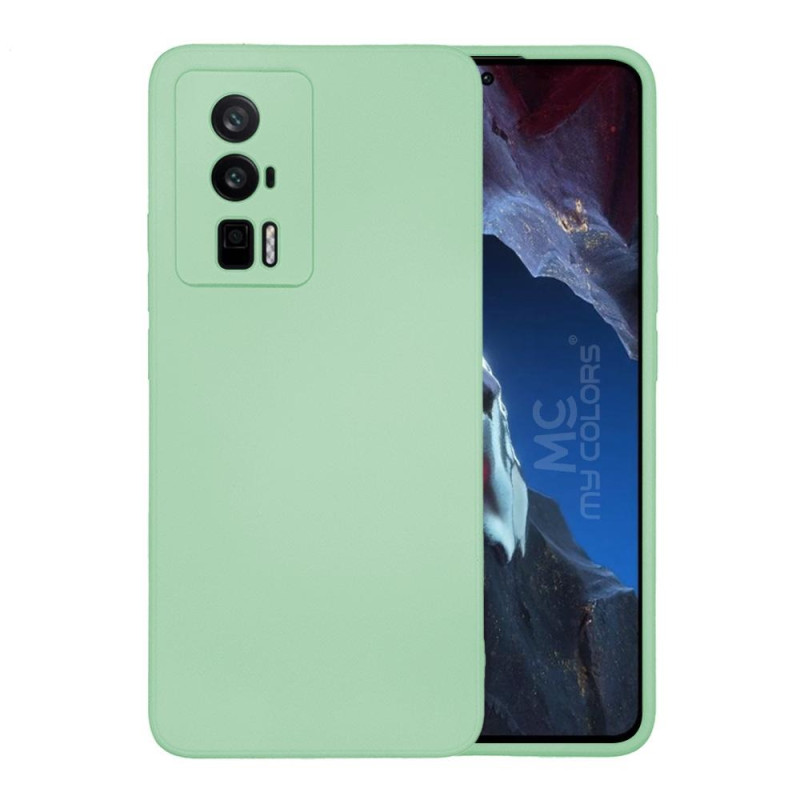 Θήκη Πλάτης Σιλικόνης Soft για Xiaomi Poco F5 Pro - Χρώμα: Απαλό Πράσινο