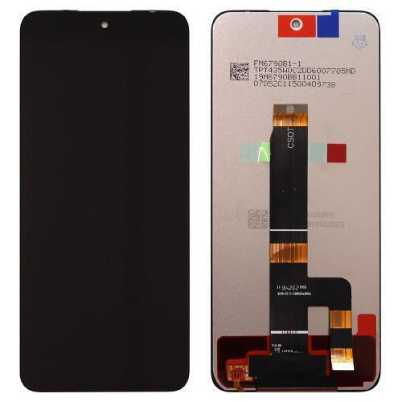 TFT Οθόνη LCD με Μηχανισμό Αφής για Xiaomi Poco M6 - Χρώμα: Μαύρο