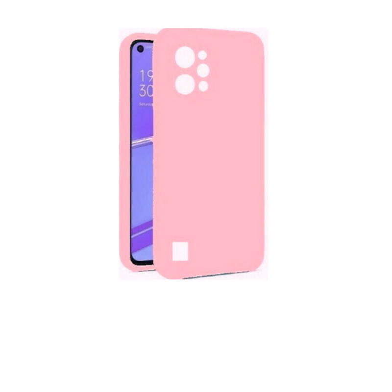 Θήκη Πλάτης Σιλικόνης Απλή για Realme C31 - Χρώμα: Ρόζ
