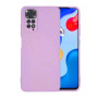 Θήκη Πλάτης Σιλικόνης Soft με Προστασία Κάμερας για Xiaomi Redmi Note 11 4G - Χρώμα: Λιλά