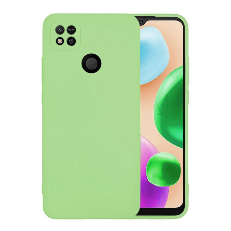Θήκη Πλάτης Σιλικόνης Απλή για Xiaomi Redmi 9C - Χρώμα: Απαλό Πράσινο