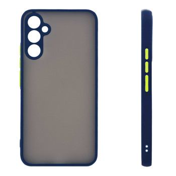 Πλαστική Σκληρή Θήκη Πλάτης Matte για Samsung Galaxy S24 Plus - Χρώμα: Σκούρο Μπλέ