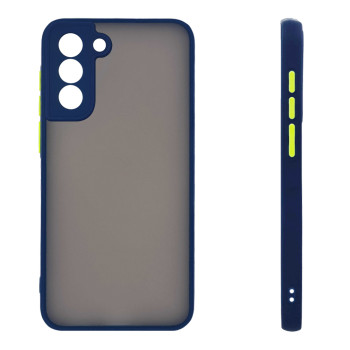 Πλαστική Σκληρή Θήκη Πλάτης Matte για Samsung Galaxy S24 - Χρώμα: Σκούρο Μπλέ