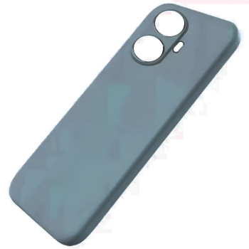 Θήκη Πλάτης Σιλικόνης Soft για Realme C55 - Χρώμα: Απαλό Μπλέ