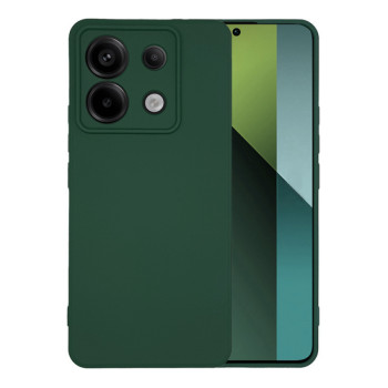 Θήκη Πλάτης Σιλικόνης Soft για Xiaomi Poco X6 Pro - Χρώμα: Σκούρο Πράσινο