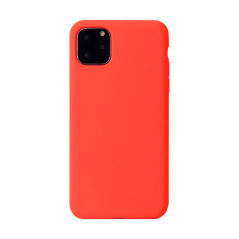 Θήκη Πλάτης Σιλικόνης Soft για Apple iPhone 11 Pro Max - Χρώμα: Κοραλί
