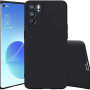 Θήκη Πλάτης Σιλικόνης Soft για Oppo Reno6 5G - Χρώμα: Μαύρο