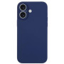 Θήκη Πλάτης Σιλικόνης Soft για Apple iPhone 16 Plus - Χρώμα: Σκούρο Μπλέ