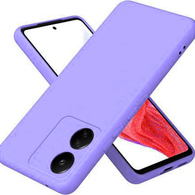 Θήκη Πλάτης Σιλικόνης Soft για Oppo Reno8T 4G - Χρώμα: Λιλά