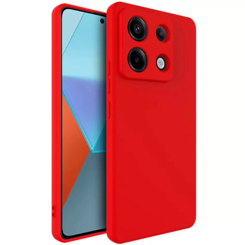 Θήκη Πλάτης Σιλικόνης Soft για Xiaomi Poco X6 Pro - Χρώμα: Κόκκινο