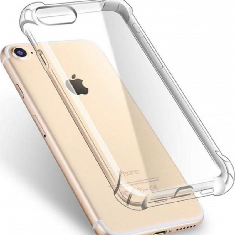 Θήκη Πλάτης Σιλικόνης Anti Shock για Apple iPhone 6 Plus/6S Plus - Χρώμα: Διάφανο
