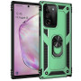 Σκληρή Θήκη Πλάτης Armor με Βάση Στήριξης για Samsung Galaxy Note 20 Ultra - Χρώμα: Σκούρο Πράσινο