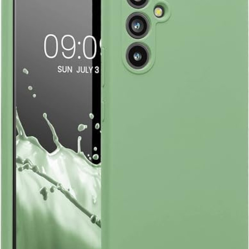 Θήκη Πλάτης Σιλικόνης Soft για Samsung Galaxy A24 - Χρώμα: Απαλό Πράσινο