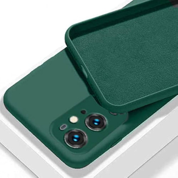Θήκη Πλάτης Σιλικόνης Soft για Oneplus 9 Pro - Χρώμα: Σκούρο Πράσινο