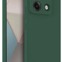 Θήκη Πλάτης Σιλικόνης Soft για Xiaomi Redmi Note 13 5G - Χρώμα: Σκούρο Πράσινο