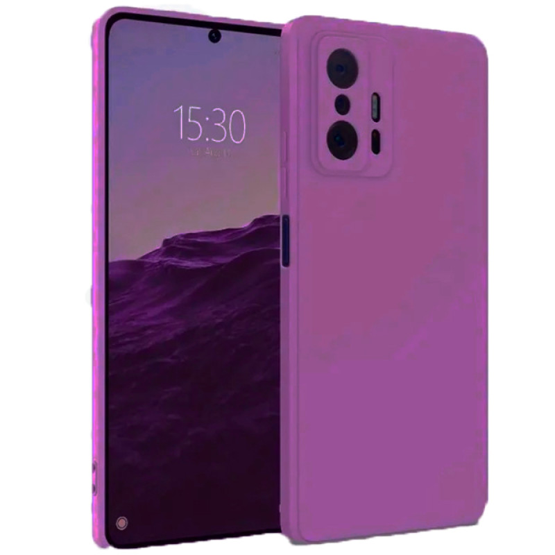 Θήκη Πλάτης Σιλικόνης Soft για Xiaomi Mi 11T - Χρώμα: Μώβ Θήκη Πλάτης Σιλικόνης Soft για Xiaomi Mi 11T - Χρώμα: Μώβ