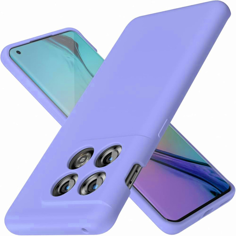 Θήκη Πλάτης Σιλικόνης Soft για Oneplus 10 Pro - Χρώμα: Λιλά