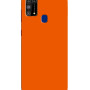 Θήκη Πλάτης Σιλικόνης Απλή για Samsung Galaxy M31 - Χρώμα: Πορτοκαλί