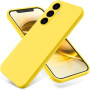 Θήκη Πλάτης Σιλικόνης Soft για Samsung Galaxy A25 - Χρώμα: Κίτρινο