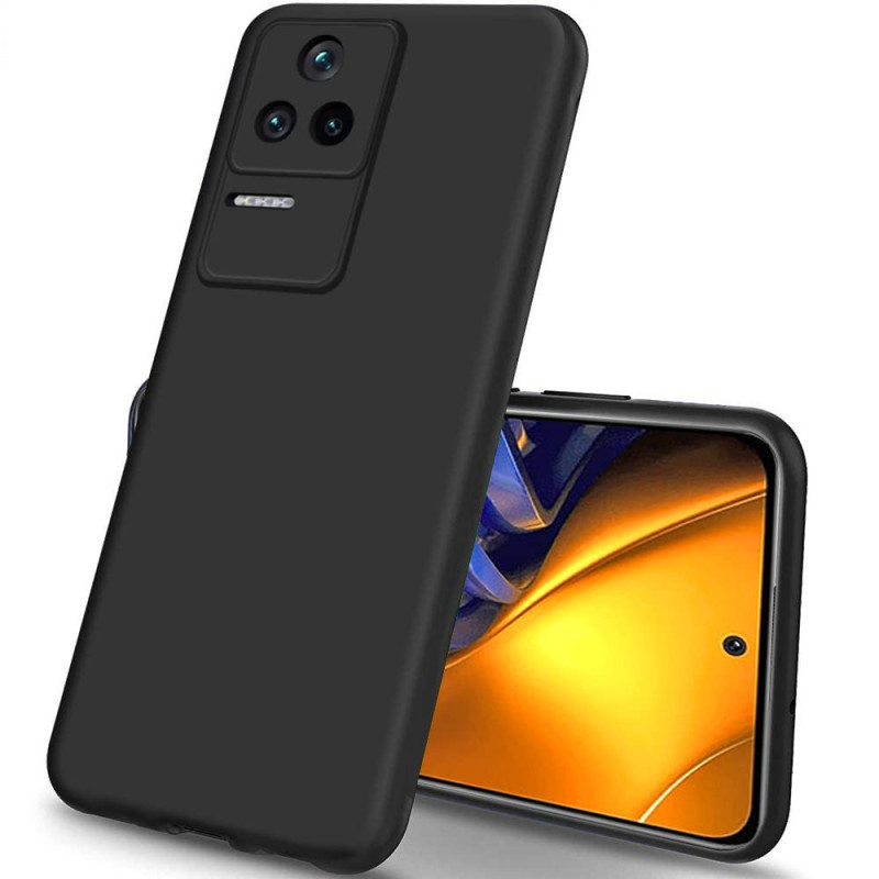 Θήκη Πλάτης Σιλικόνης Soft για Xiaomi Poco F4 - Χρώμα: Μαύρο
