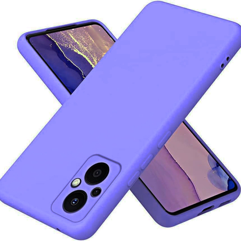 Θήκη Πλάτης Σιλικόνης Soft για Oppo Reno8 Lite - Χρώμα: Λιλά