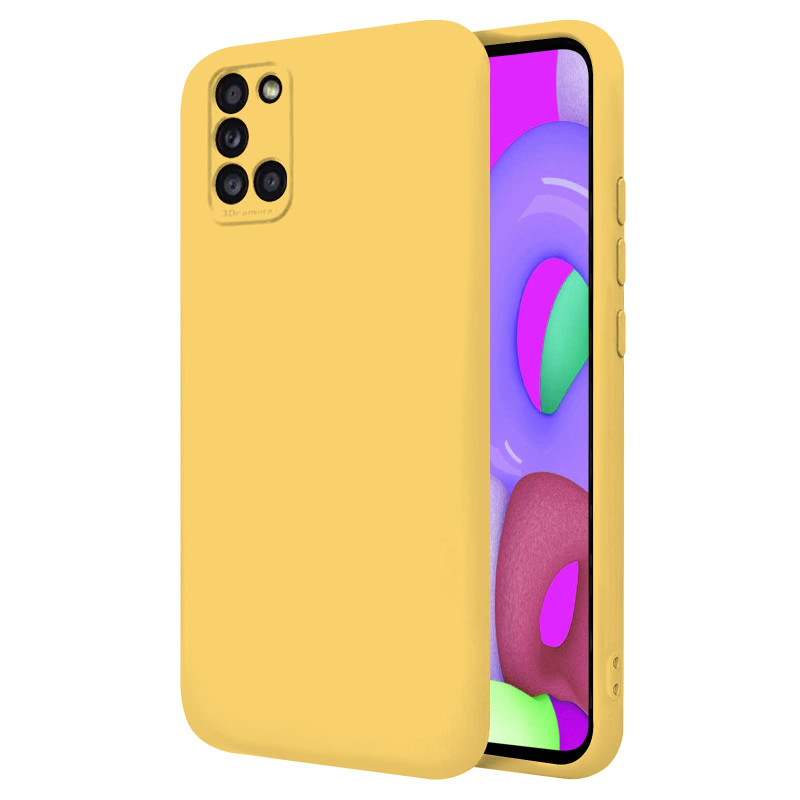 Θήκη Πλάτης Σιλικόνης Soft για Samsung Galaxy A31 - Χρώμα: Κίτρινο