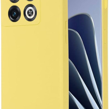 Θήκη Πλάτης Σιλικόνης Soft για Oneplus 10 Pro - Χρώμα: Κίτρινο