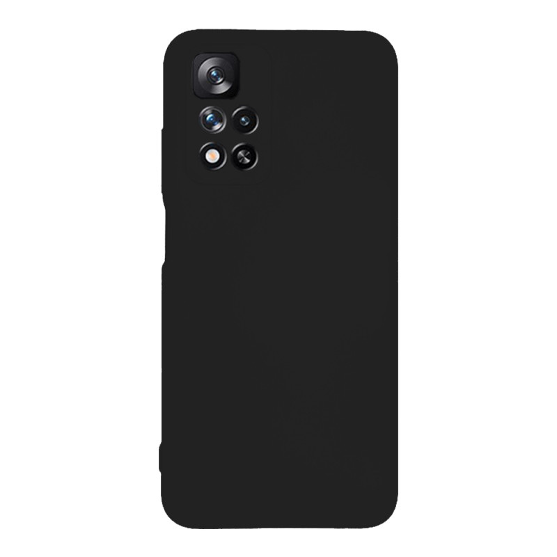Θήκη Πλάτης Σιλικόνης Soft για Xiaomi Redmi Note 11 Pro Plus - Χρώμα: Μαύρο